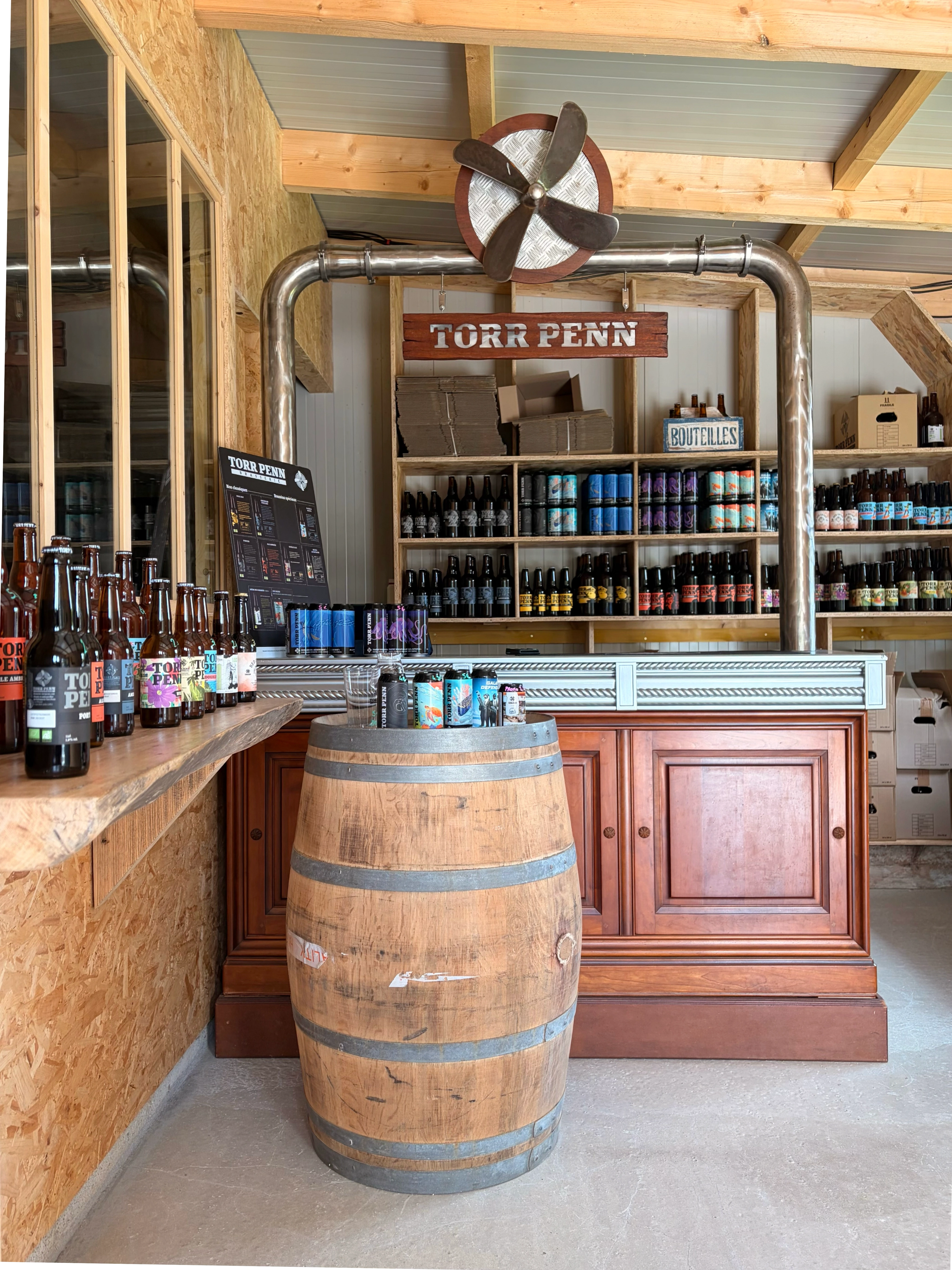 Vente directe à la brasserie
