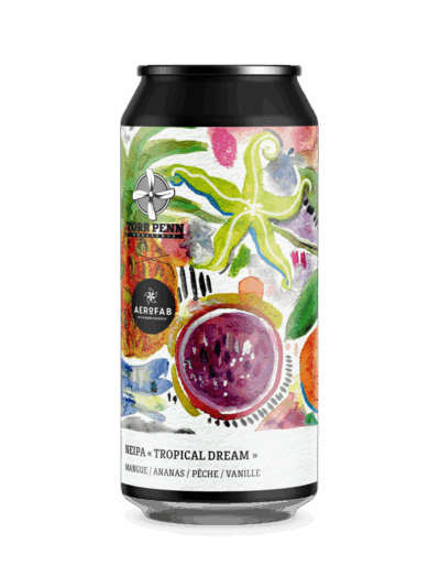 COLLAB’ NEIPA « TROPICAL DREAM » MANGUE / ANANAS / PÊCHE / VANILLE 1
