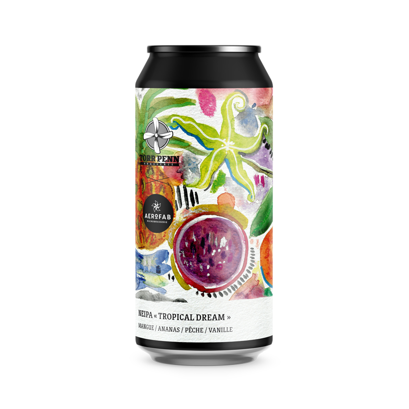 COLLAB’ NEIPA « TROPICAL DREAM » MANGUE / ANANAS / PÊCHE / VANILLE 1